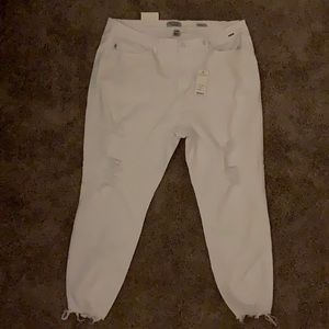 Judy Blue White Mid Rise Jeans Sz 22 NWT